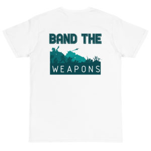 Organic T-Shirt Back Logo with Band The Weapons New