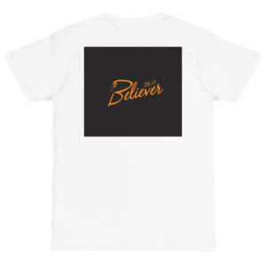 Organic T-Shirt Back Logo with Be A Believer