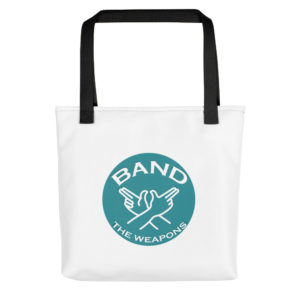 Tote bag with band the weapons