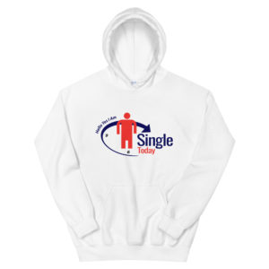 Unisex Hoodie With Hello Yes I Am Single Today
