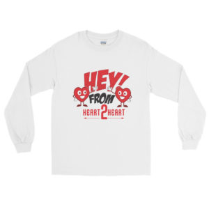 Long Sleeve T-Shirt With Hey From Heart To Heart