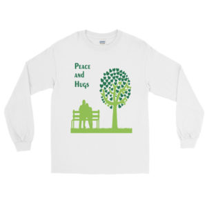 Long Sleeve T-Shirt with Peace And Hugs