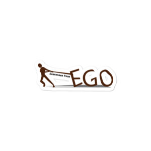 Bumper stickers with Surrender Your Ego