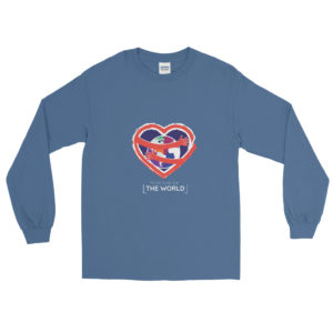 Men’s Long Sleeve Shirt with Have Love For The World