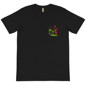 Organic T-Shirt Pocket Logo With Hola Im Single This Month