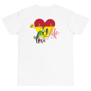 Organic T-Shirt back Logo With Hey Love Life