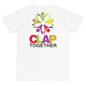 Organic T-Shirt Back Logo with Clap Together