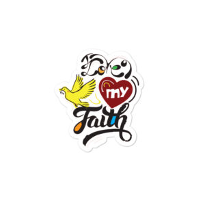 Bumper stickers With I Love My Faith