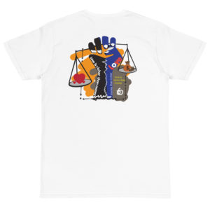 Organic T-Shirt Back Logo With Love Is Richer Than Money