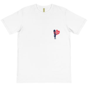 Organic T-Shirt Pocket Logo With Im Single For Love
