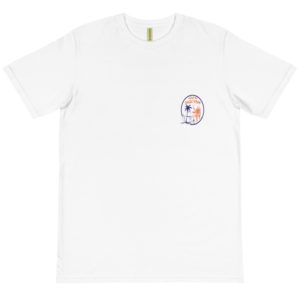 Organic T-Shirt Pocket Logo With Hola Im Single Today