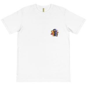 Organic T-Shirt Pocket Logo With Love Is Richer Than Money