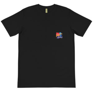 Organic T-Shirt Pocket Logo With I Am Addicted For Love