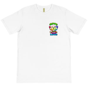 Organic T-Shirt Pocket Logo with Give Good Love