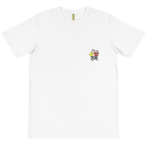 Organic T-Shirt Pocket Logo With I Love My Faith