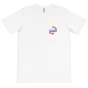 Organic T-Shirt Pocket Logo with Give Me Hug