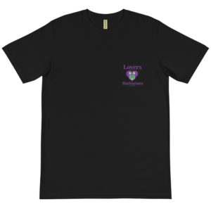 Organic T-Shirt Pocket Logo With Lovers Are In Barbarians