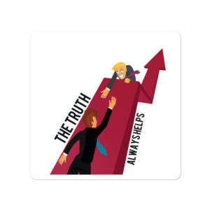 Bumper stickers with The Truth Always Helps