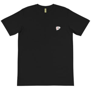 Organic T-Shirt Pocket Logo with Hey First Come First Serve