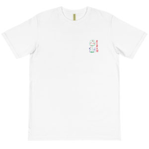 Organic T-Shirt Pocket Logo With Life Is Give And Take