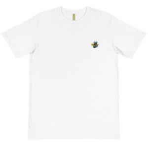 Organic T-Shirt Pocket Logo With Islam Means Love And Peace