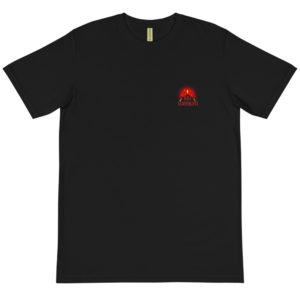 Organic T-Shirt Pocket Logo With Joy Is Wealth