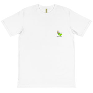 Organic T-Shirt Pocket Logo With Keep Off Private Properties