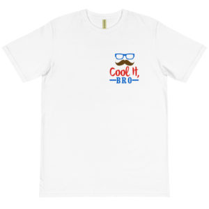 Organic T-Shirt Pocket Logo with Cool It Bro