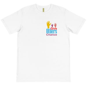 Organic T-Shirt Pocket Logo with Give Others Chance