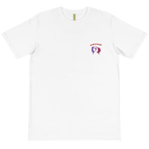 Organic T-Shirt Pocket Logo With Hey Whats On Your Mind