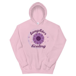 Unisex Hoodie with Laughter Is Healing