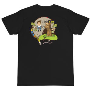 Organic T-Shirt Back Logo With I Do Have Common Sense