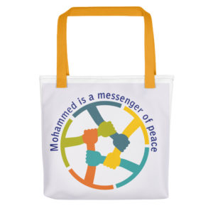 Tote bag With Mohammed Is A Messenger Of Peace
