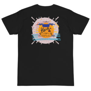 Organic T-Shirt Back Logo with Have A Blissful Day
