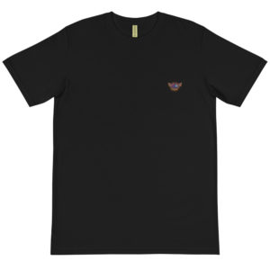 Organic T-Shirt Pocket Logo With Hug For Peace