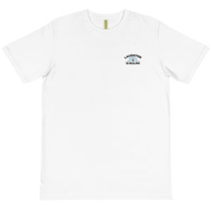 Organic T-Shirt Pocket Logo With Laughter Is Healing