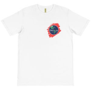 Organic T-Shirt Pocket Logo with Dont Destroy Our Only Planet