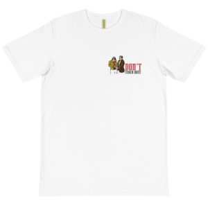 Organic T-Shirt Pocket Logo with Don't Teach Hate