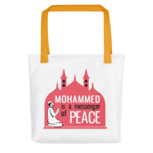 Tote bag With Mohammed Is a Messenger Of Peace New