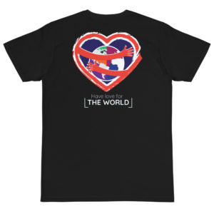 Organic T-Shirt Back Logo with Have Love For The World