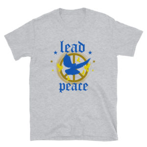 Short-Sleeve Unisex T-Shirt With Lead Peace