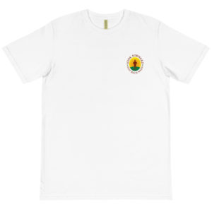 Organic T-Shirt Pocket Logo with Look Forward Not Backward