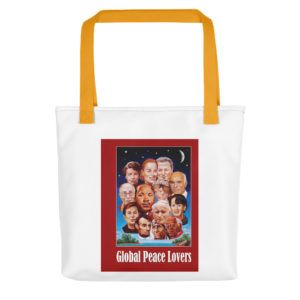 Tote bag with Global Peace Lovers