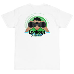 Organic T-Shirt Back Logo With Lookout Please