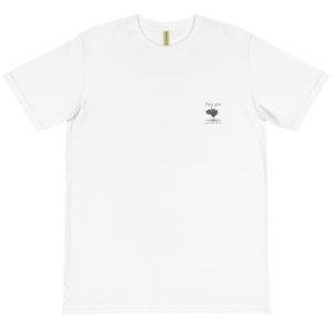 Organic T-Shirt Pocket Logo With Hey Yes You Can Do It