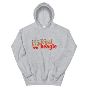 Unisex Hoodie With I Am Legal Beagle
