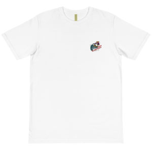 Organic T-Shirt Pocket Logo With Hola Im Free Today
