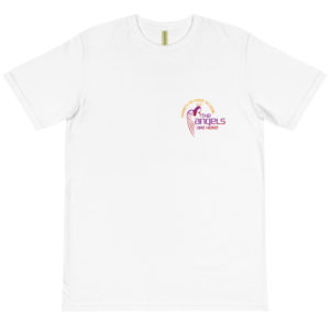 Organic T-Shirt Pocket Logo With There Is No Need To Fear Angels Are Here
