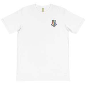 Organic T-Shirt Pocket Logo With I Am Part Of The World