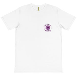 Organic T-Shirt Pocket Logo With Laughter Is Healing